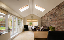 Over Knutsford single storey extension leads